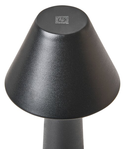 Sada 2 LED bezdrátových stolních lamp JOANES se stmívačem Kov Černá