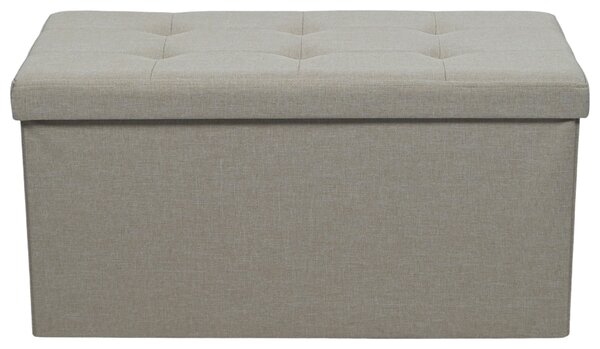 SEDACÍ BOX, textil, kompozitní dřevo, 76/38/38 cm Carryhome - Taburety