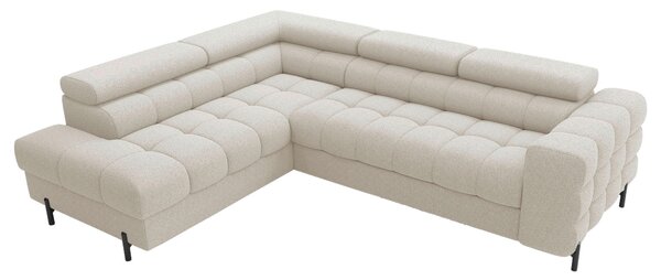 ROHOVÁ SEDAČKA, textil, krémová P & B - Sedací soupravy, Online Only