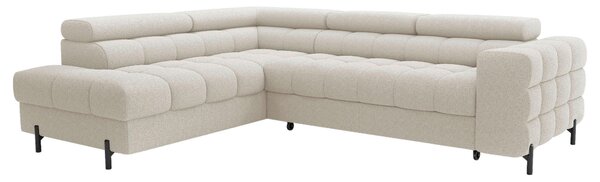 ROHOVÁ SEDAČKA, textil, krémová P & B - Sedací soupravy, Online Only