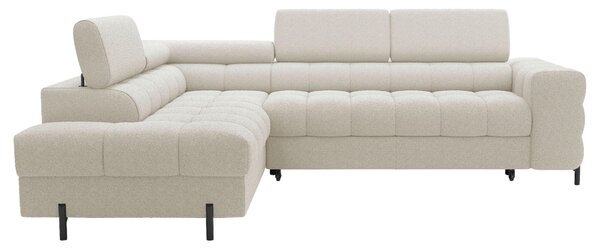 ROHOVÁ SEDAČKA, textil, krémová P & B - Sedací soupravy, Online Only