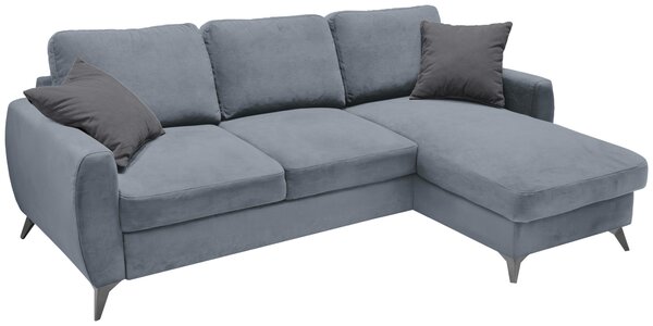 ROHOVÁ ROZKLÁDACÍ POHOVKA, kov, textil, kompozitní dřevo, šedá Livetastic - Online Only sedačky, Online Only