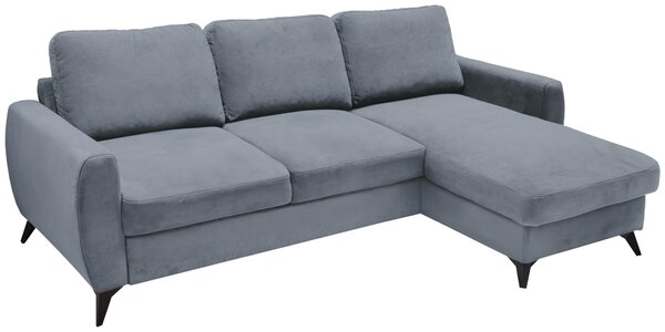ROHOVÁ ROZKLÁDACÍ POHOVKA, kov, textil, kompozitní dřevo, šedá Livetastic - Online Only sedačky, Online Only