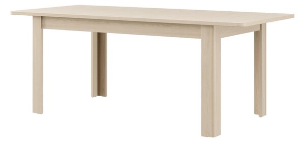 JÍDELNÍ STŮL, dub bianco, 160/76.5/90 cm Carryhome - Jídelní stoly