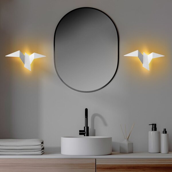 Bílé LED nástěnné svítidlo Pacali – Opviq lights