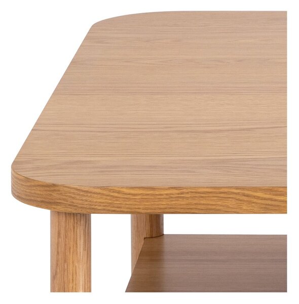 Konferenční stolek v dekoru dubu v přírodní barvě 90x90 cm Banbury – Actona