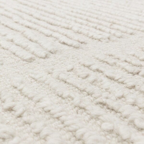 Slonovinový ručně tkaný vlněný koberec 120x170 cm Zennith Column – Asiatic Carpets
