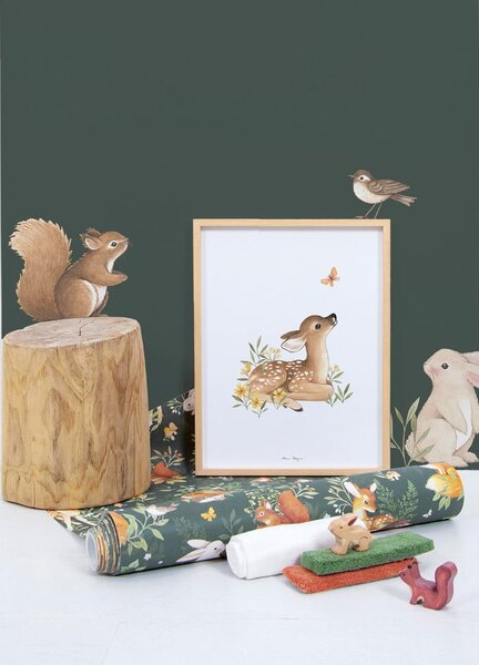 Dětská tapeta 10 m x 50 cm Forest Friends – Lilipinso