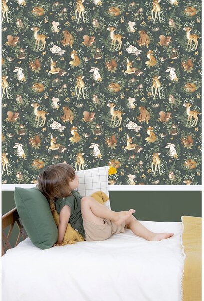 Dětská tapeta 10 m x 50 cm Forest Friends – Lilipinso