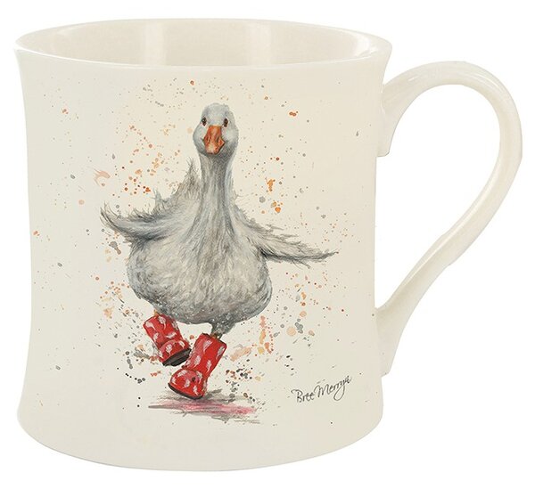 Porcelánový hrnek Kachna v červených holínkách 250 ml