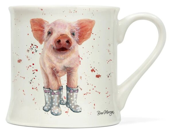 Porcelánový hrnek Prasátko v holínkách 250 ml