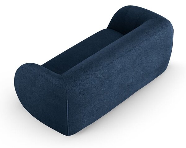 Modrá pohovka z textilie bouclé 210 cm Essen – Cosmopolitan Design