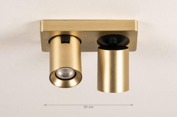Stropní stmívatelné bodové LED svítidlo Gianlucca Gold II (LMD)