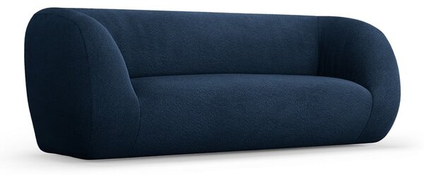 Modrá pohovka z textilie bouclé 210 cm Essen – Cosmopolitan Design
