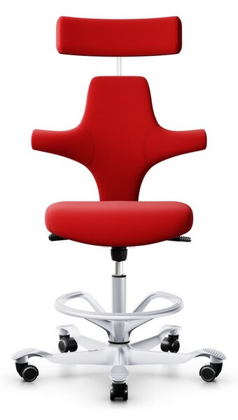 HÅG - Židle CAPISCO kulatý sedák s opěrkou hlavy a s kruhem 8127