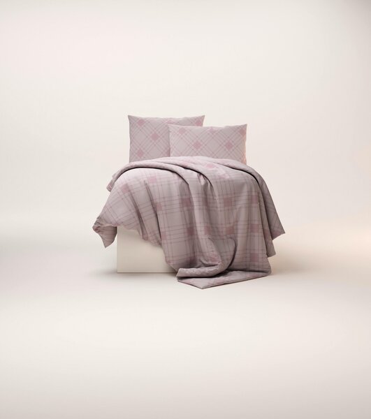 POVLEČENÍ satén růžová 140/200 cm Ambia Home - Povlečení