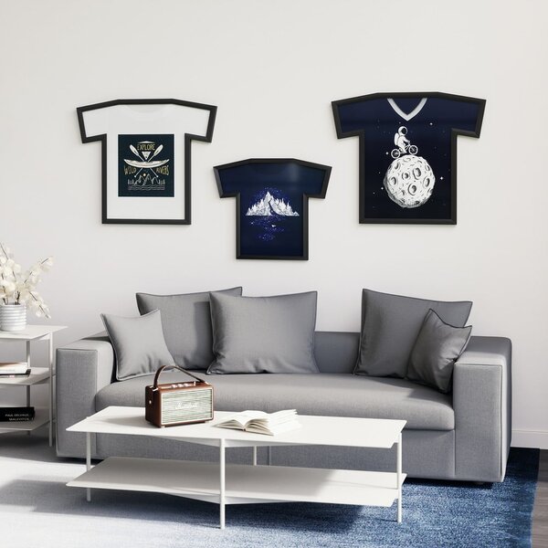 Černý plastový rámeček na zeď 62x72 cm T-Frame – Umbra