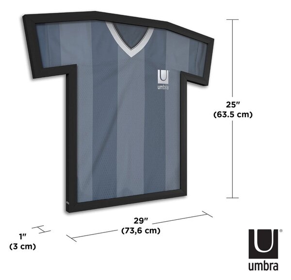 Černý plastový rámeček na zeď 62x72 cm T-Frame – Umbra