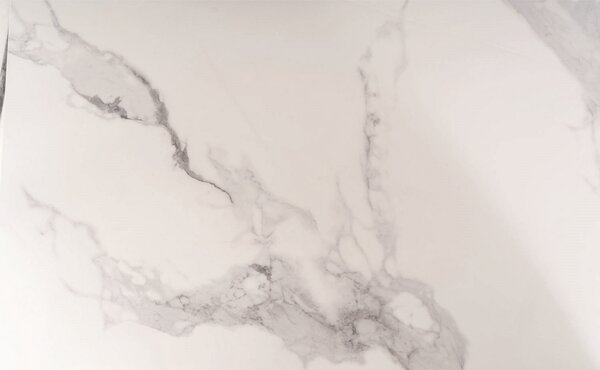Jídelní stůl Prince II 150 x 90 cm, mramor / stříbrná