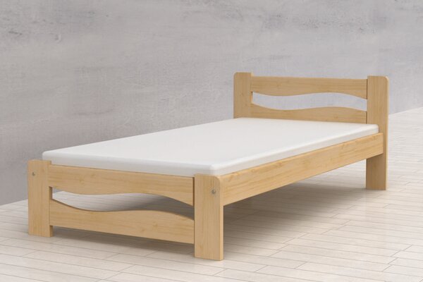Via-nábytek Postel FALCO masiv borovice Rozměry: 90 x 200, Povrchová úprava postele: Moření odstín olše