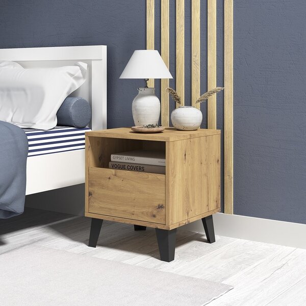 TP Living Noční stolek SCANDI dub artisan
