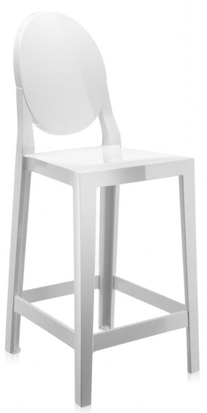 Kartell - Barová židle One More vysoká, bílá