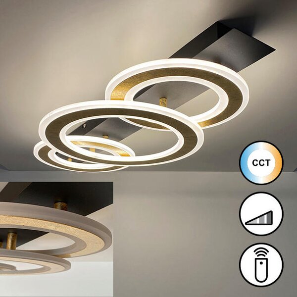 STROPNÍ LED SVÍTIDLO, 76,5/36/5 cm - Stropní svítidla