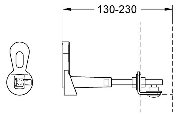Grohe Rapid SL konstrukce konzole 38733000