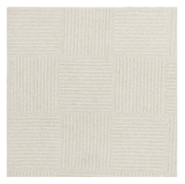 Slonovinový ručně tkaný vlněný koberec 120x170 cm Zennith Grid – Asiatic Carpets