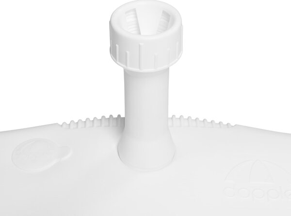Derby Stojan pro balkónové slunečníky 17 l - bílý plast
