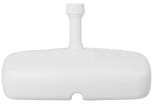 Derby Stojan pro balkónové slunečníky 17 l - bílý plast