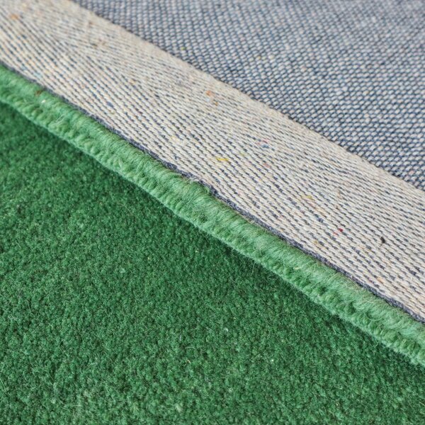 Asra, Ručně všívaný kusový koberec Asra wool sv. zelená, 60x110, zelená, ložnice