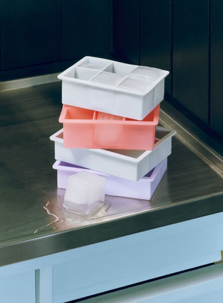 Silikonová forma na led 6 Cubes XX Large Lilac