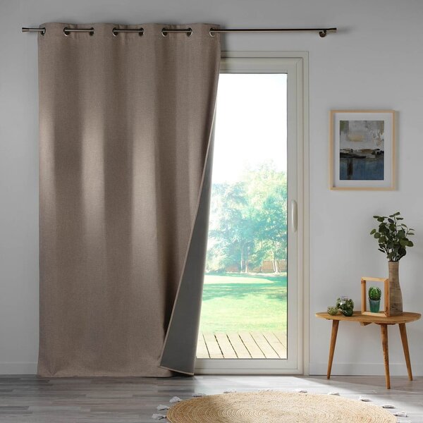 Béžový zatemňovací závěs 140x260 cm Crepuscule – douceur d'intérieur