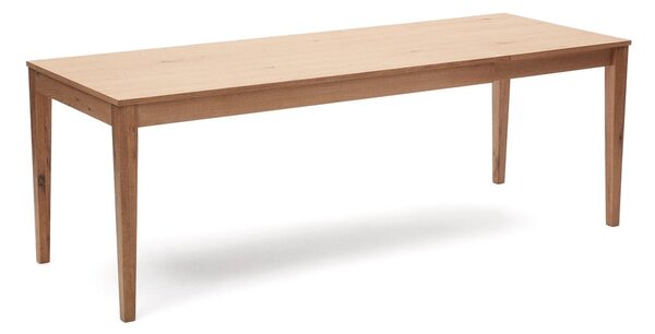 Rozkládací jídelní stůl s deskou v dubovém dekoru v přírodní barvě 80x160 cm Yain – Kave Home