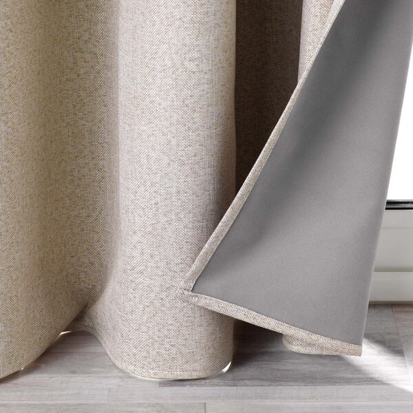 Béžový zatemňovací závěs 140x260 cm Crepuscule – douceur d'intérieur