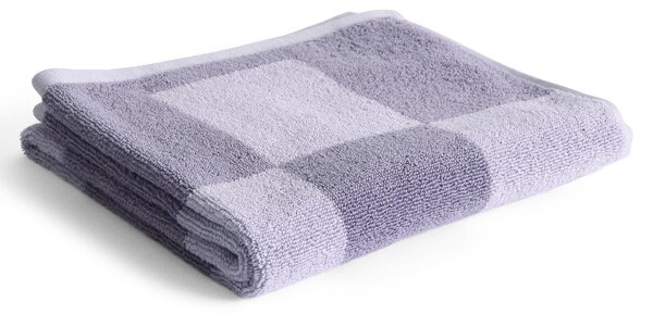 Bavlněný froté ručník Check Lavender 50 × 90 cm