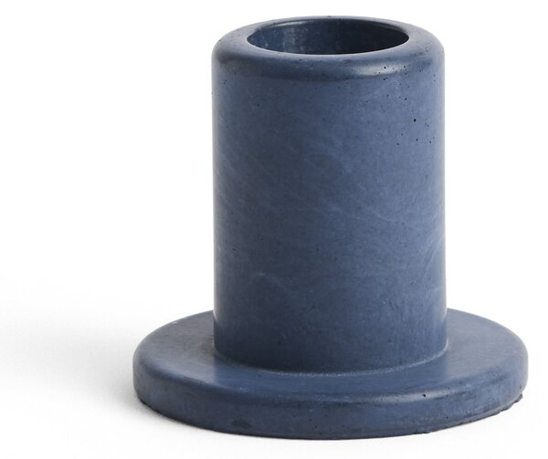 Svícen Tube Concrete Small Midnight Blue