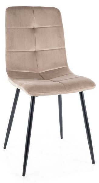 Jídelní židle Ivo Velvet, béžová