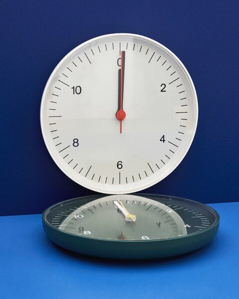 Nástěnné hodiny White Ø 26,5 cm