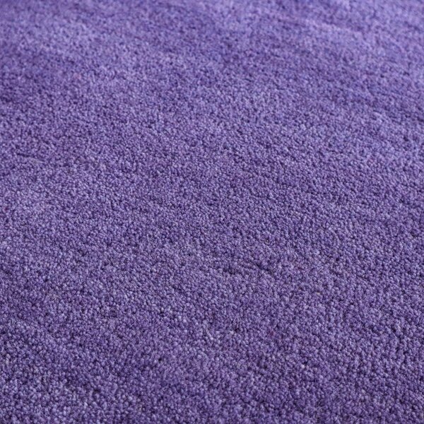 Asra, Ručně všívaný kusový koberec Asra wool fialová, 60x110, fialová, ložnice