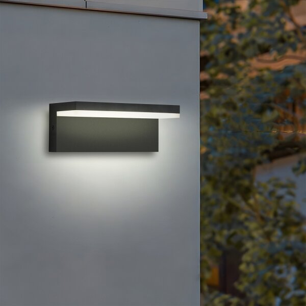 Brilagi - LED Venkovní nástěnné svítidlo TESSI LED/10W/230V černá IP54