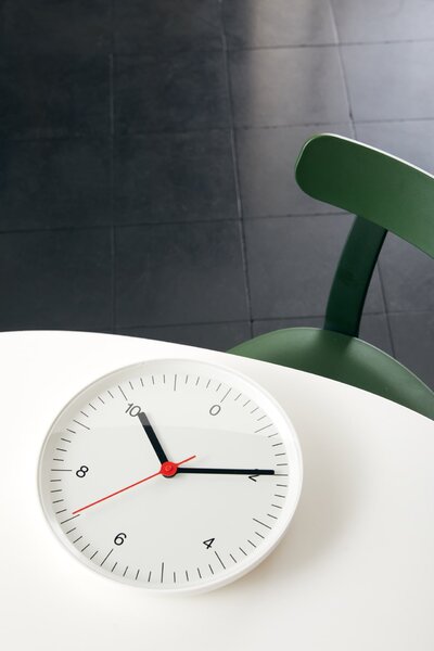 Nástěnné hodiny White Ø 26,5 cm