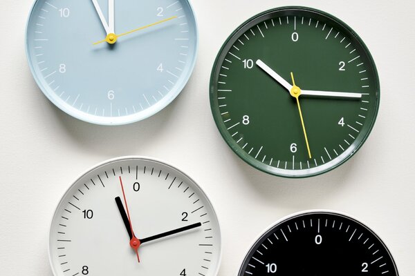 Nástěnné hodiny Blue Ø 26,5 cm