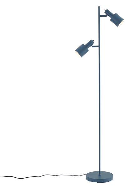 Moderní stojací lampa modrá 2-světla - Stijn