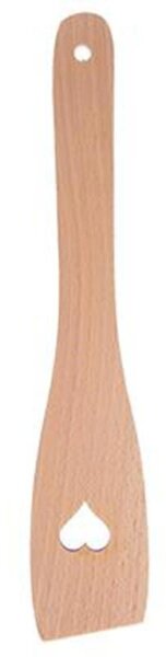 Dřevěná obracečka rovná SRDCE O0120