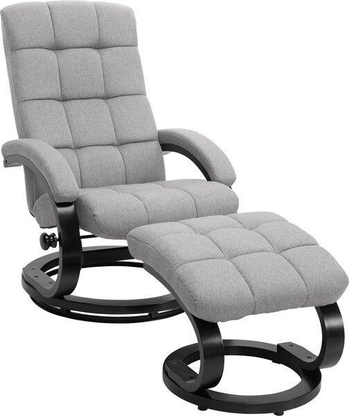 RELAXAČNÍ KŘESLO S TABURETEM, textil, béžová P & B - Online Only křesla & taburety, Online Only