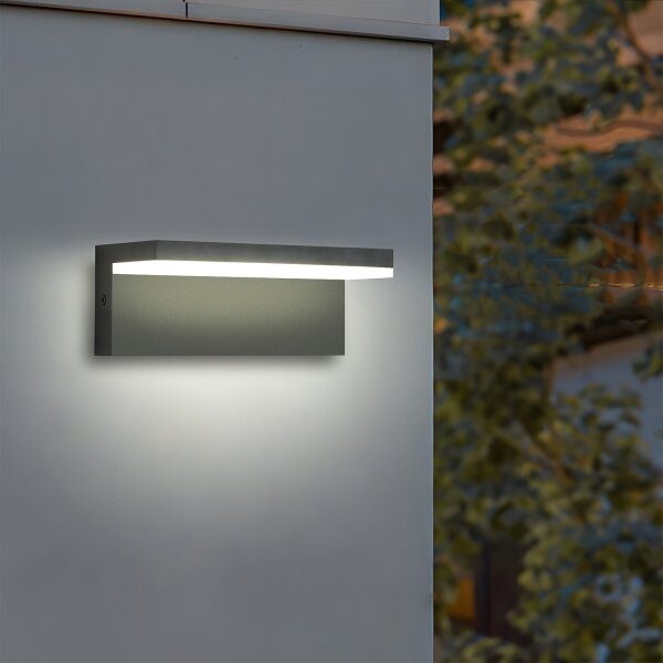 Brilagi - LED Venkovní nástěnné svítidlo TESSI LED/10W/230V antracit IP54