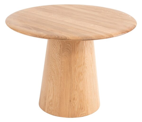 Kulatý odkládací stolek z dubového dřeva ø 55 cm Mushroom – Gazzda