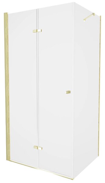 Sprchový kout MEXEN LIMA - 70x80 cm - zlatý